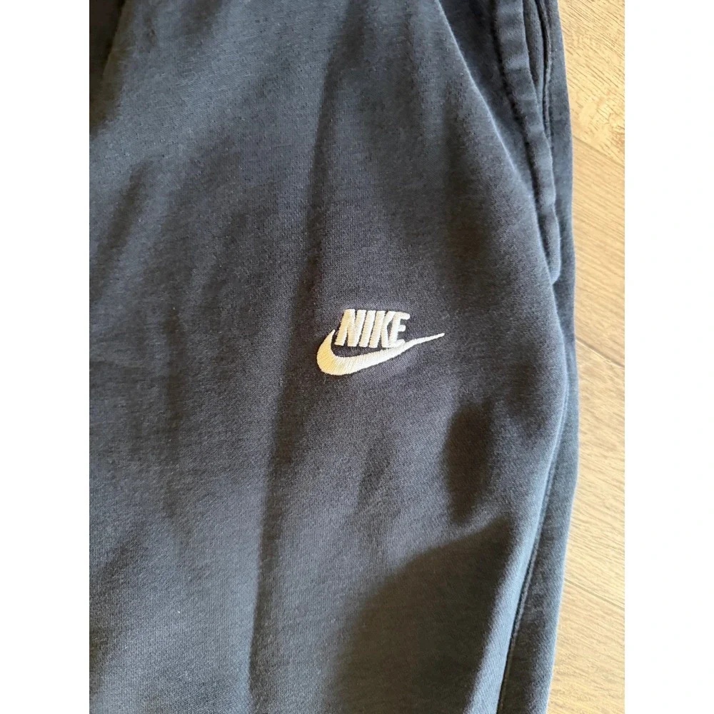 Nike Mens Sportswear Club Fleece Joggers Black Tapered Sweatpants Large L - Picture 3 of 10